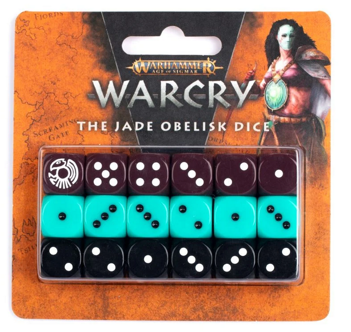 Warcry: The Jade Obelisk Dice Warcry: The Jade Obelisk Dice